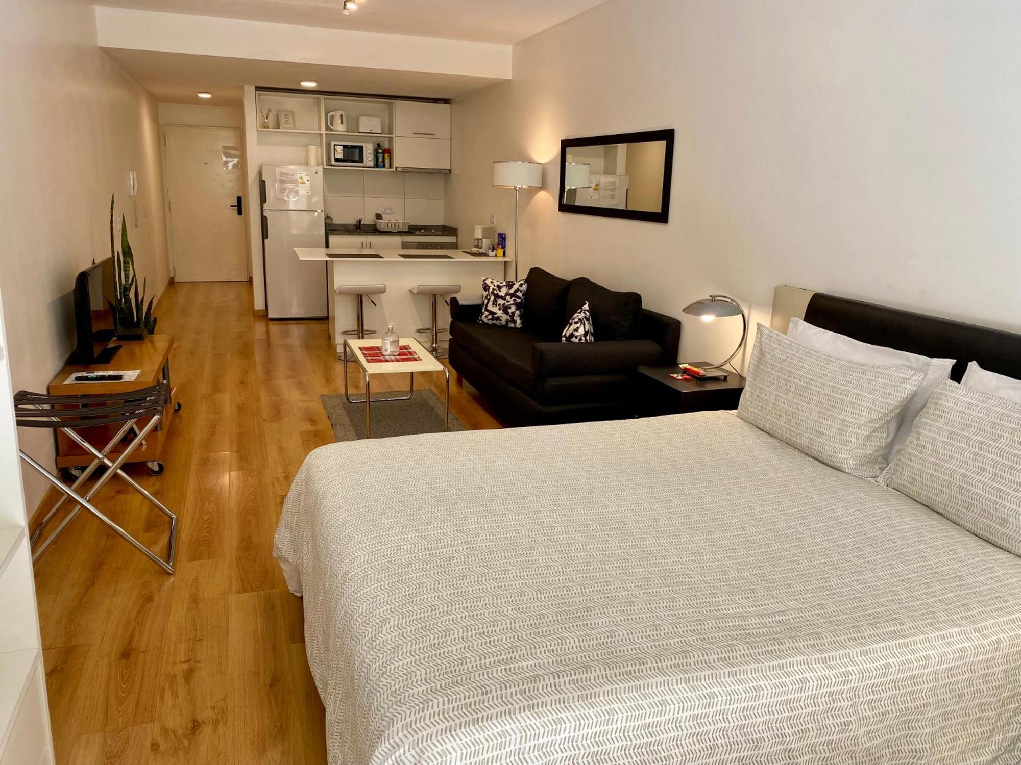 Apartamento Centrico Y Moderno Con Balcon, Piscina, Gimnasio Y Laundry Buenos Aires Ngoại thất bức ảnh